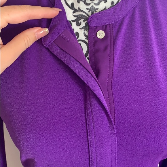 Ralph Lauren Royal Purple Blouse - Picture 5 of 10